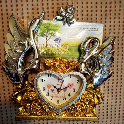 View Product: Table Clock with Photo Frame